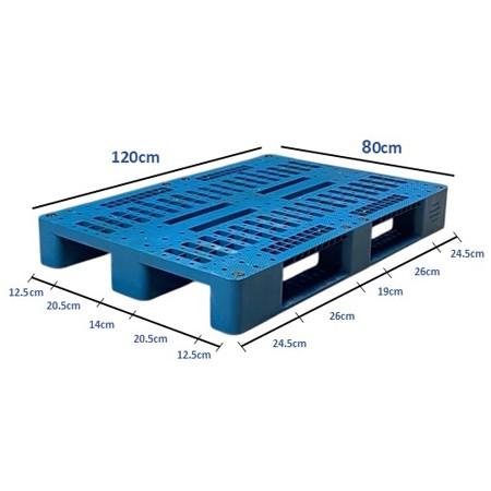 پالت پلاستیکی کد 202 نمای رو