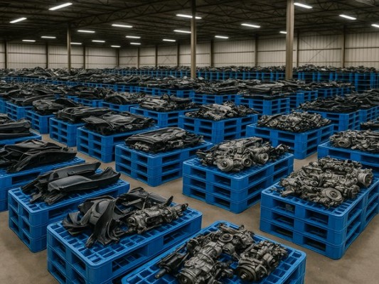 پارس پالت | نقش پالت پلاستیکی در زنجیره تامین خودرو