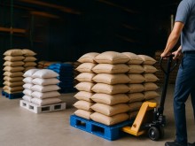 پارس پالت | بهترین پالت پلاستیکی برای حمل و نگهداری کیسه‌های برنج